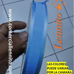 Cinta Organza de 2.5cm x 100yds color Celeste