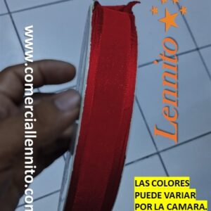 Cinta Organza de 2.5cm x 100yds color Rojo