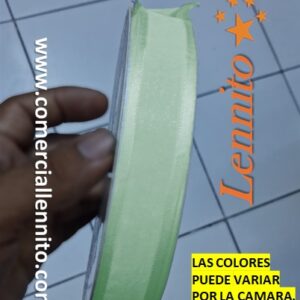 Cinta Organza de 2.5cm x 100yds color Verde Agua