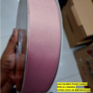 Cinta Borlon de 4cm x 100yds color Palo Rosa