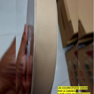 Cinta Borlon de 1.5cm x 100yds color Beige