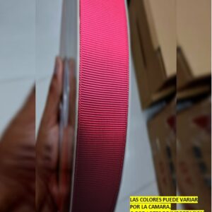 Cinta Borlon de 1.5cm x 100yds color Fucsia