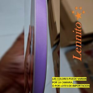 Cinta Borlón de 1cm x 100yds color Lila