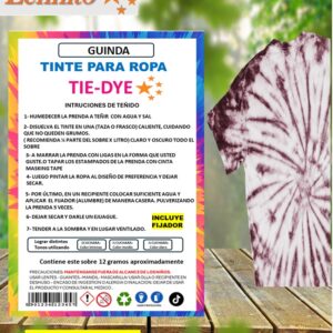 Tie-dye Anilina para Ropa color Guinda