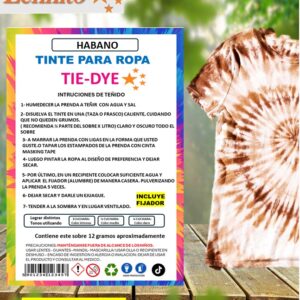 Tie-dye Anilina para Ropa color Habano