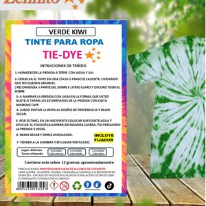 Tie-dye Anilina para Ropa color verde kiwi