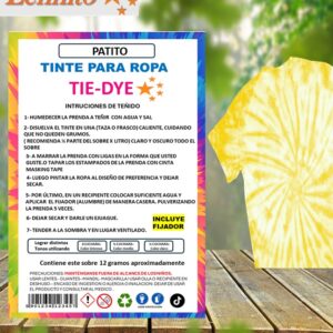 Tie-dye Anilina para Ropa color patito