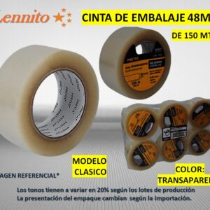 Cinta de Embalaje para empaque 48 mm x 150 m transparente, Pretul CTR-150P 20527