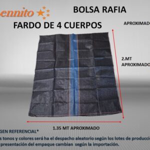 Bolsa de Rafia Costal Fardo 4 Cuerpos Aprox para bultos