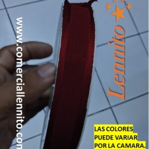 Cinta Organza de 2.5cm x 100yds color Vino
