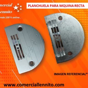 Planchuela para maquina recta industrial