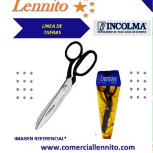 Tijera Sastre Pesado Profesional 8" Negra INCOLMA