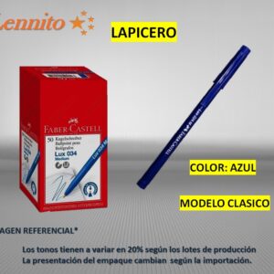 Bolígrafo Faber Castell 034 Color Azul