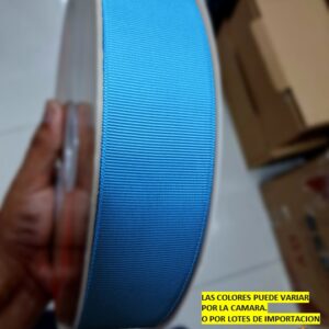 Cinta Borlon de 4cm x 100yds color Turquesa