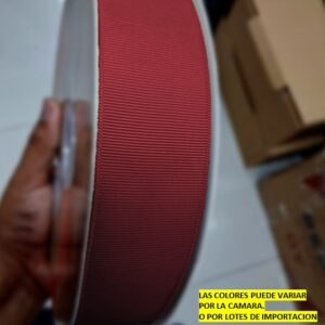 Cinta Borlon de 4cm x 100yds color Vino