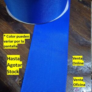 cinta Poliéster de 4cm color azulino Por metros