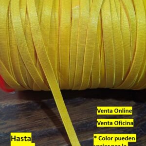 cinta Elastico Poliéster de 6mm girasol Por metros