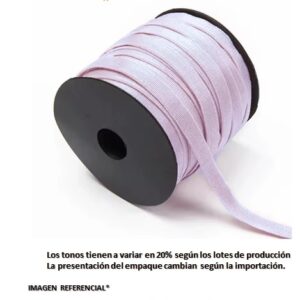 tirante de brasier 6mm color rosado x 200 mts - cinta semi elástico