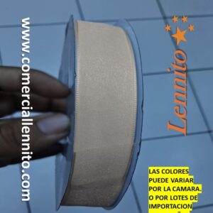 Cinta Organza de 4cm x 100yds color crema