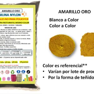 Anilina Para Nylon color Amarillo Oro