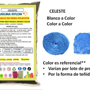 Anilina Para Nylon color Celeste