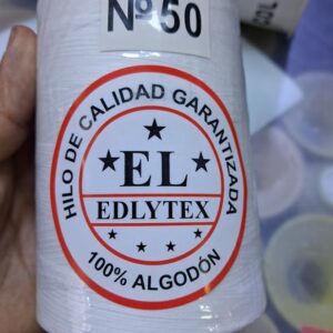 hilo crudo N50 para proceso - color crudo blanqueado