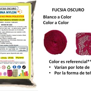 Anilina Para Nylon color Fucsia oscuro